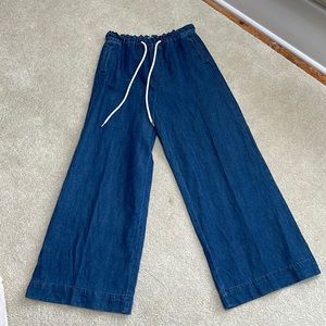 NWT Loft Wide Leg Denim Pant